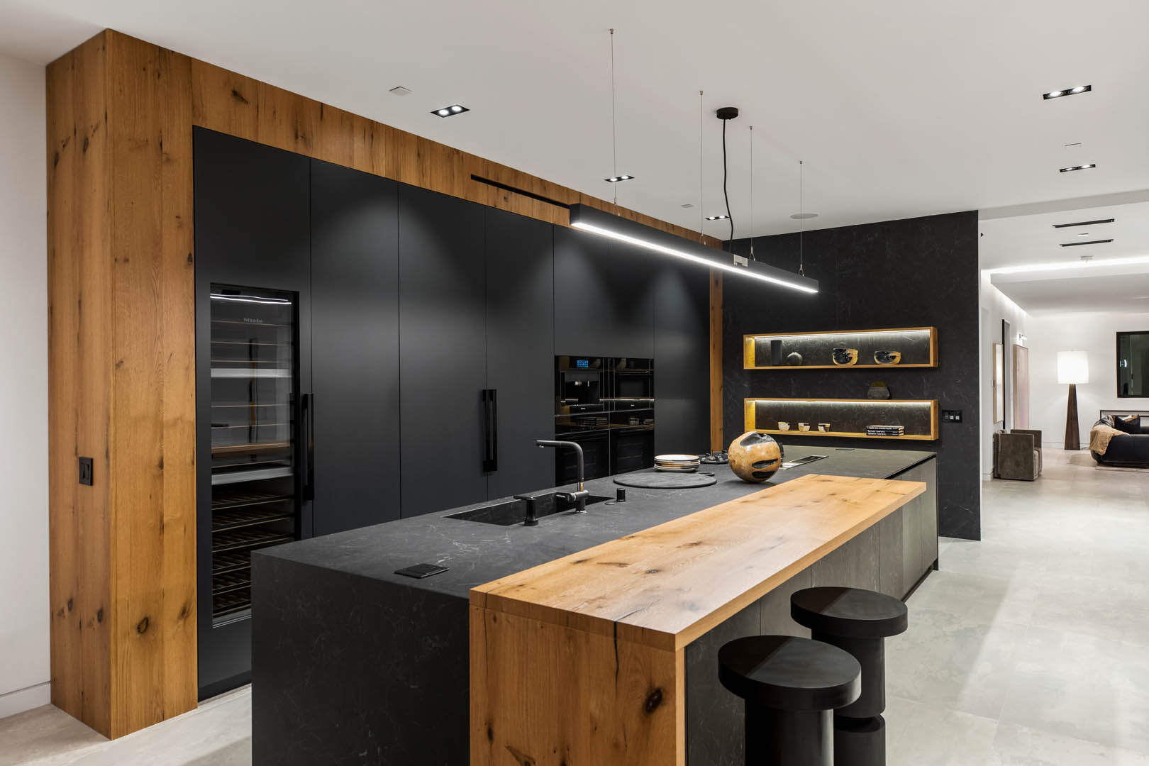 RL Remodeling – luxury kitchen and living room remodel in Los Angeles